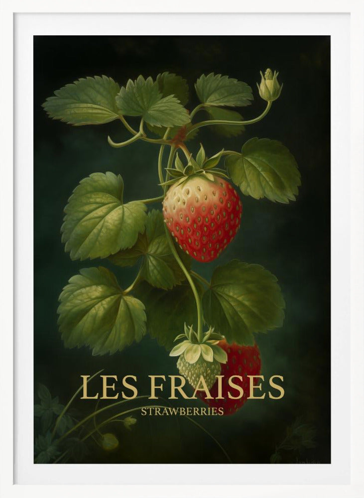 Les Fraises - Strawberries - Poster / Art Print