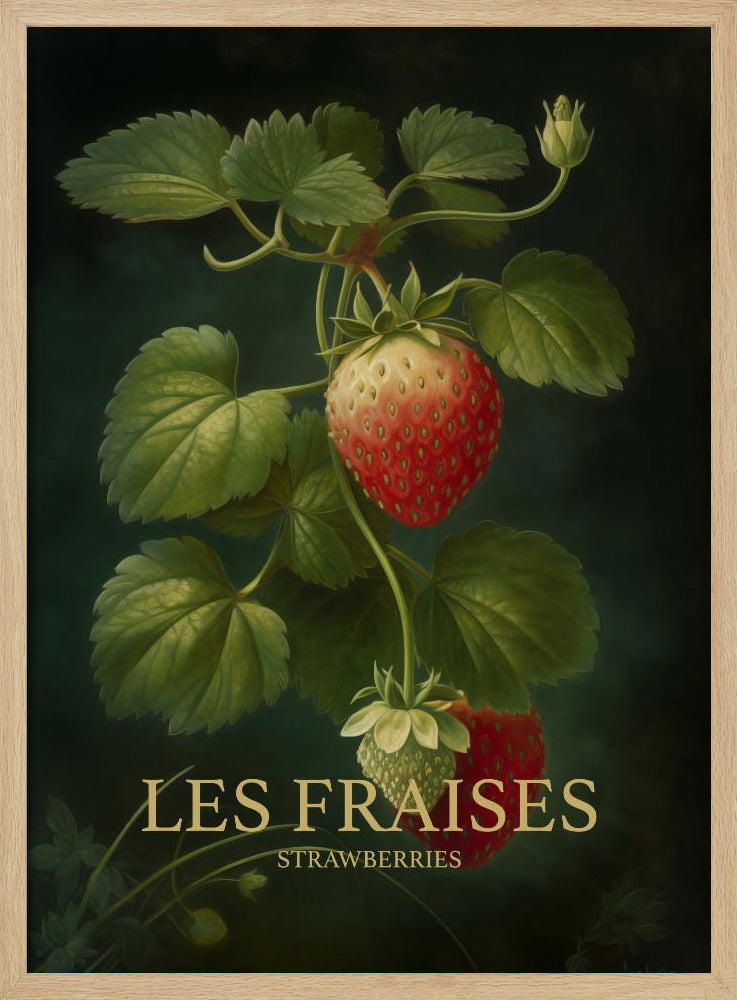 Les Fraises - Strawberries - Poster / Art Print