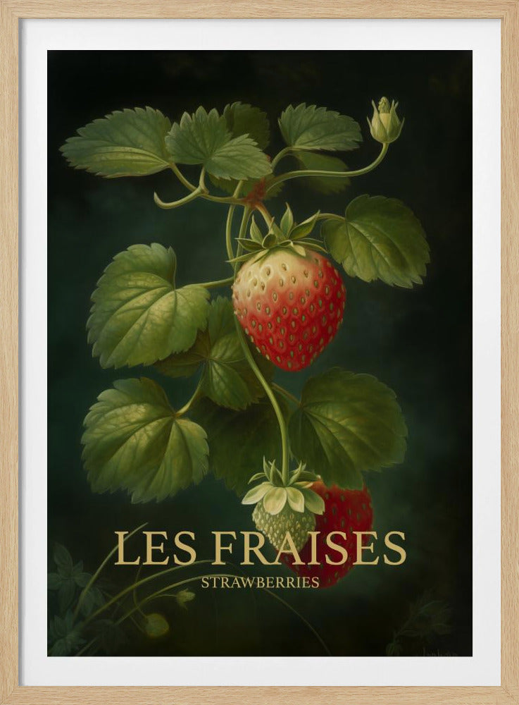 Les Fraises - Strawberries - Poster / Art Print