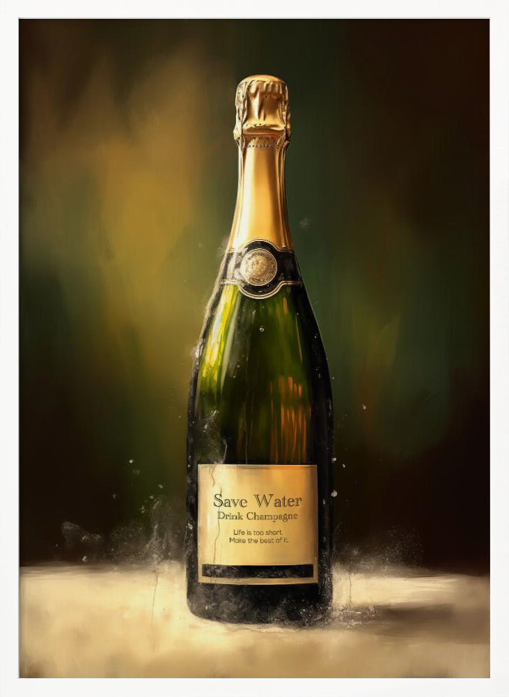 Drink Champagne - Poster / Art Print