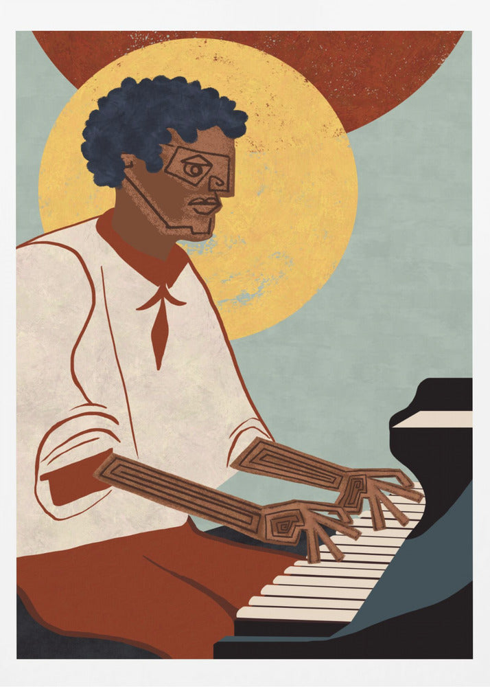 MUSICIAN GUY VIII - Poster / Art Print