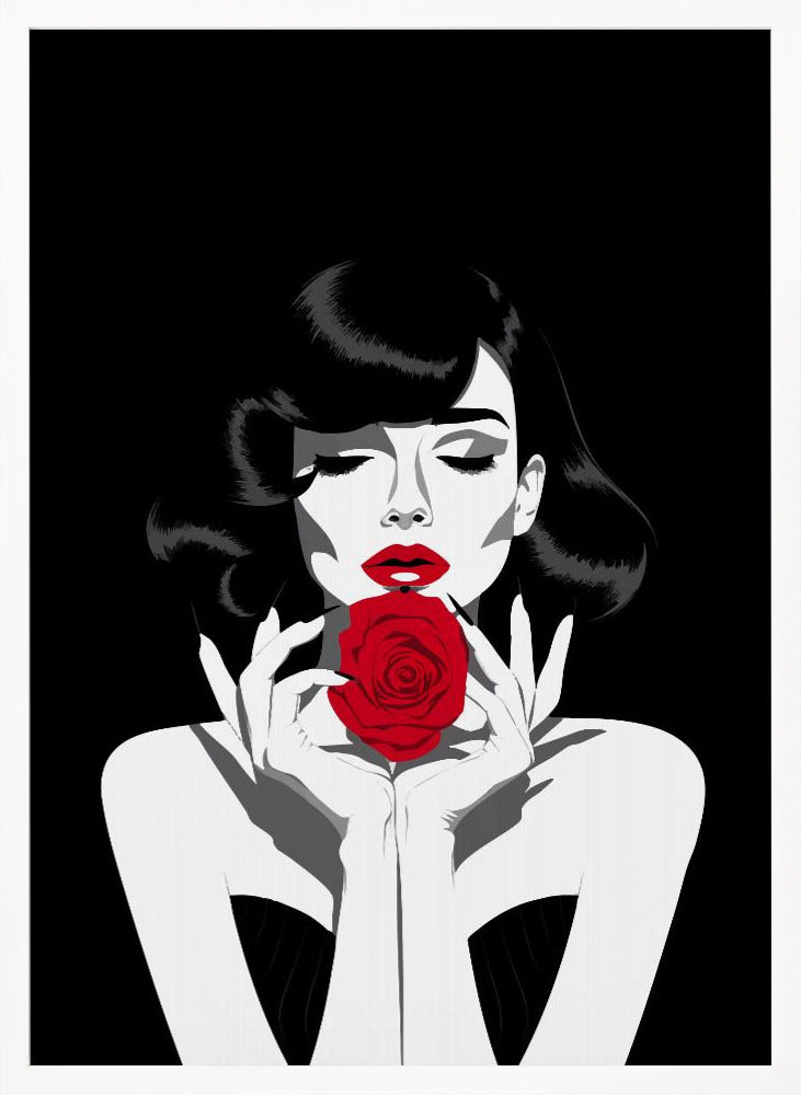 The Red Rose - Poster / Art Print