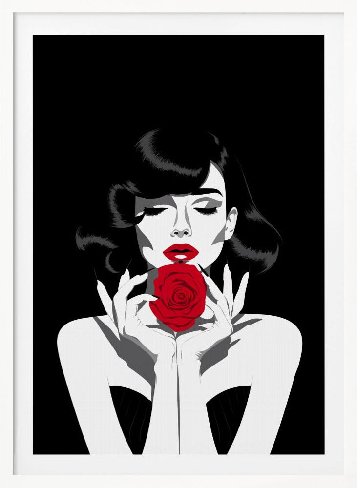 The Red Rose - Poster / Art Print