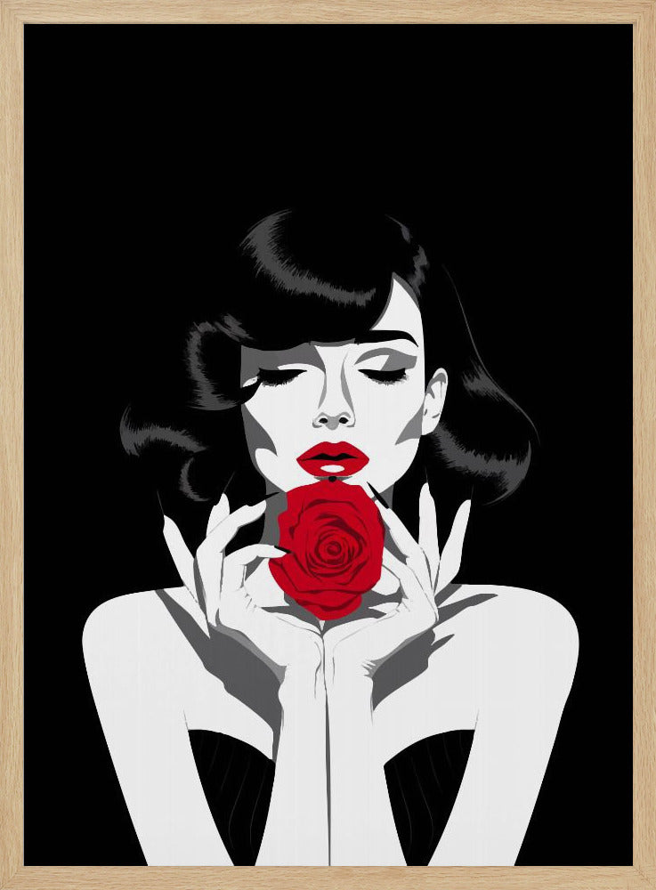 The Red Rose - Poster / Art Print