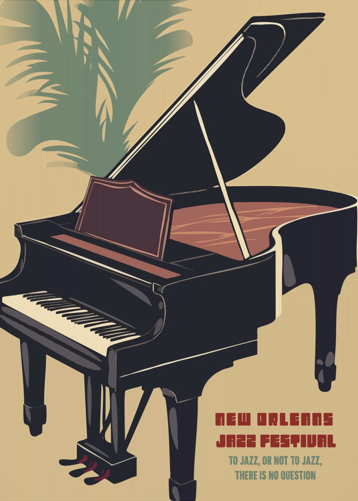 New Orleans Jazz Festival - Poster / Art Print