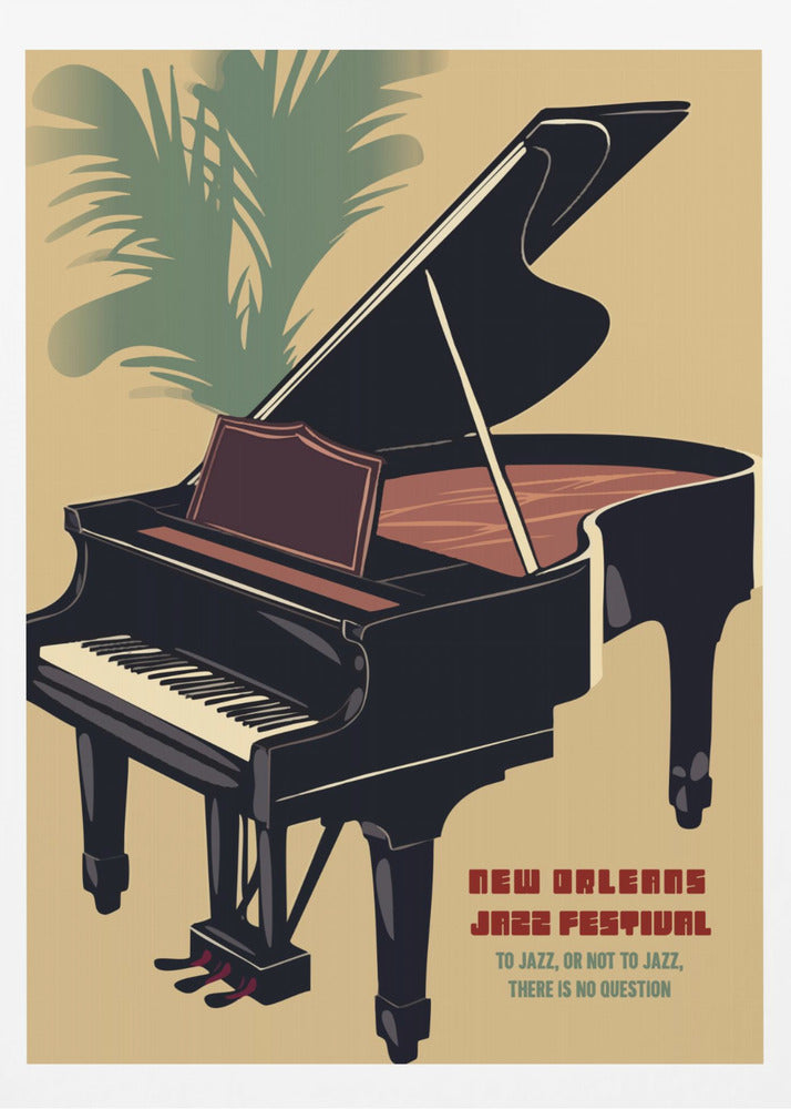 New Orleans Jazz Festival - Poster / Art Print