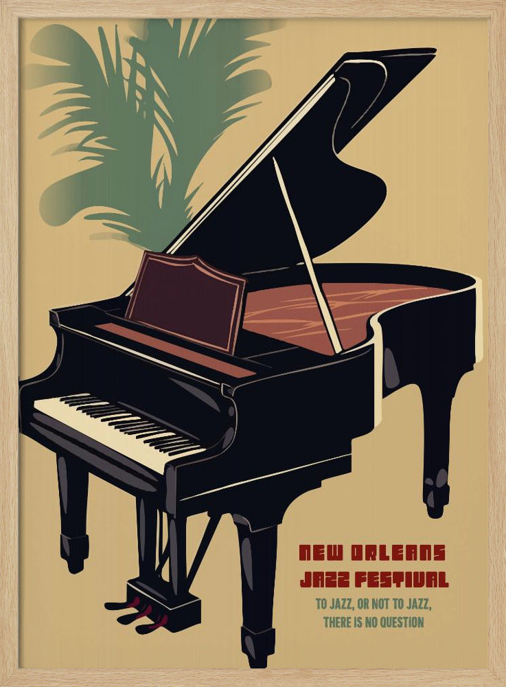 New Orleans Jazz Festival - Poster / Art Print