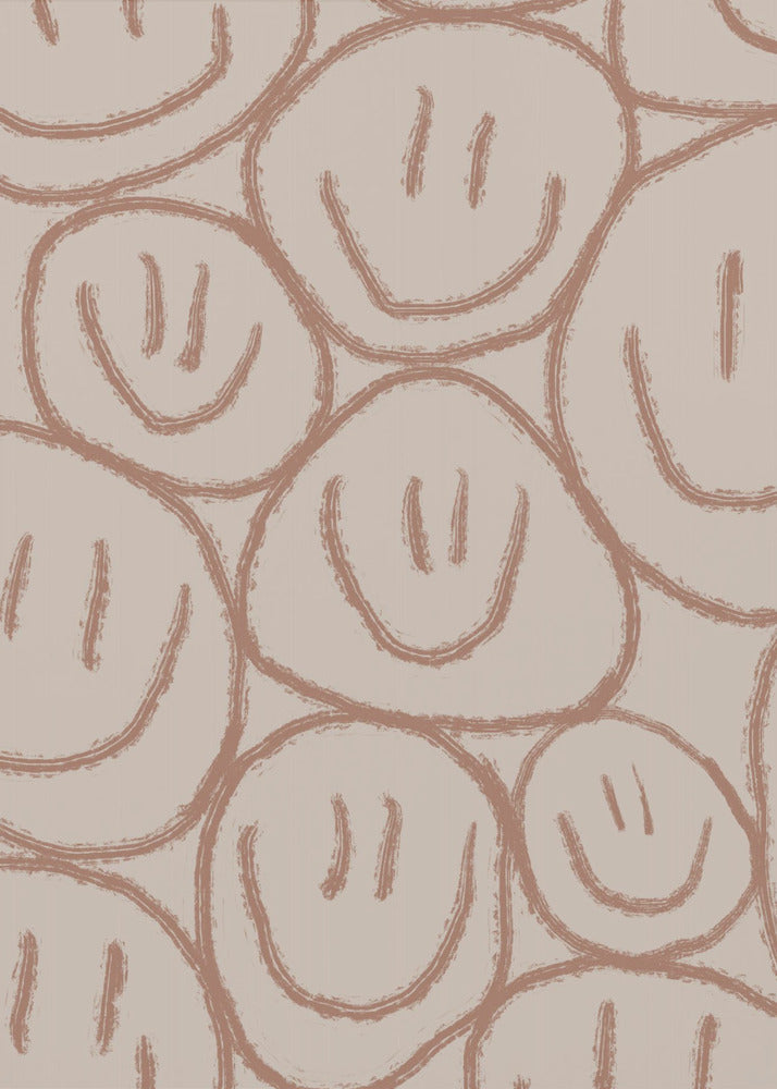 Many Smiles Brown - Poster / Art Print