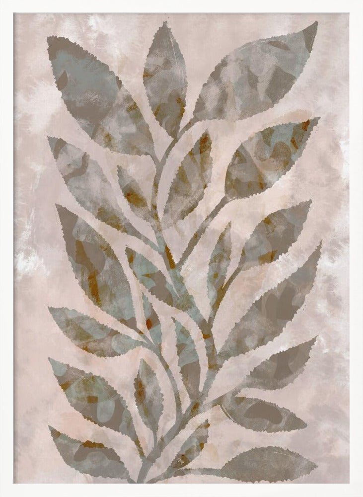 Mocca Leaves - Poster / Art Print