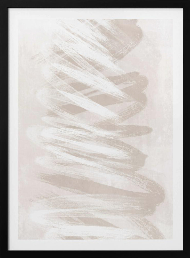Beige Waves Two - Poster / Art Print