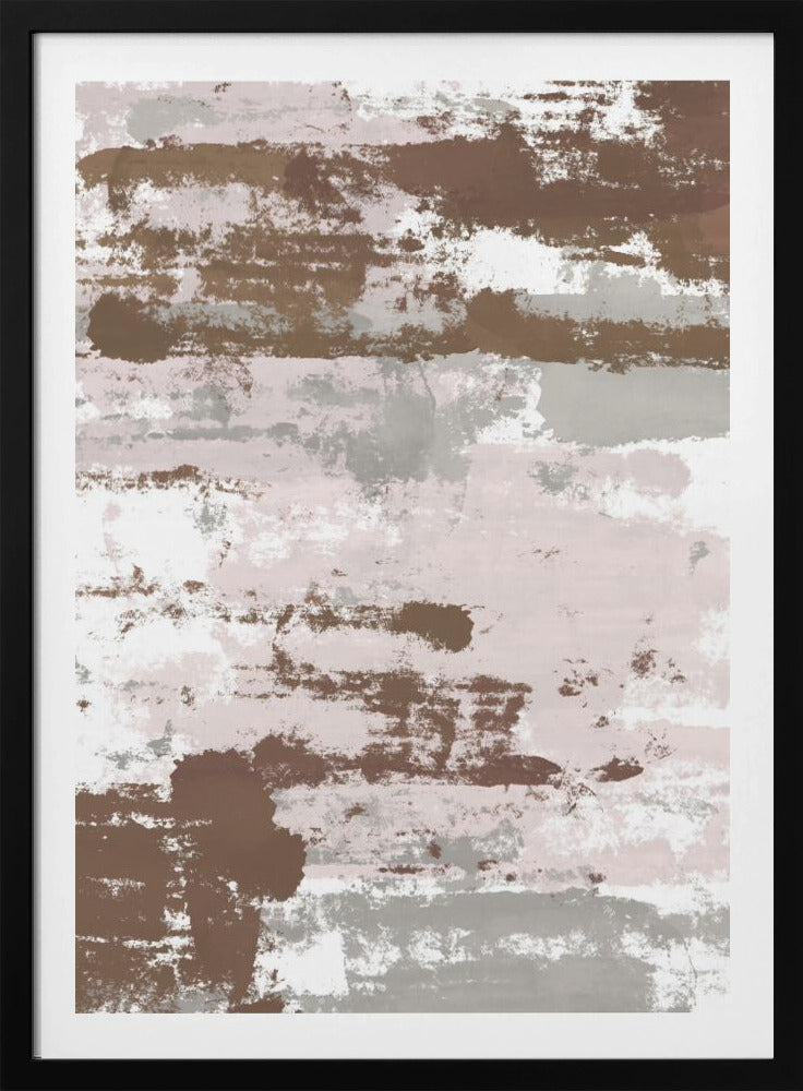 Abstract Mocha Paths - Poster / Art Print