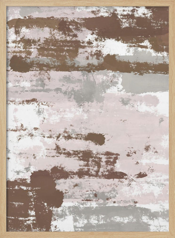Abstract Mocha Paths - Poster / Art Print