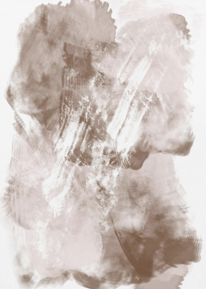 Abstract Mocha Coffee - Poster / Art Print