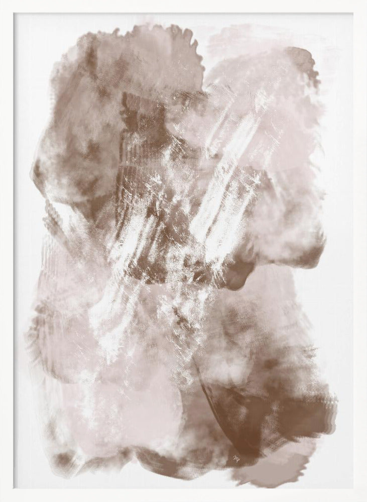 Abstract Mocha Coffee - Poster / Art Print