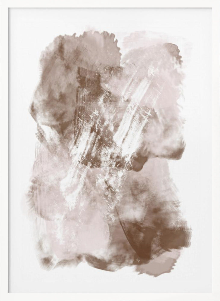 Abstract Mocha Coffee - Poster / Art Print