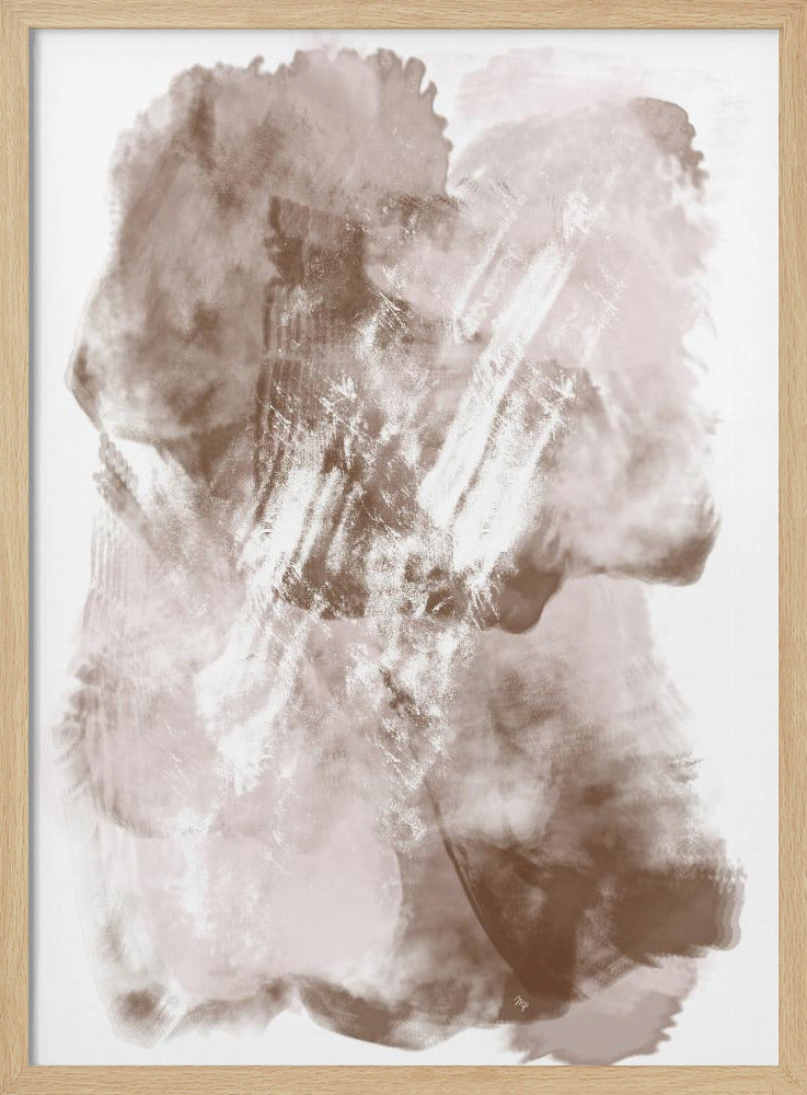Abstract Mocha Coffee - Poster / Art Print