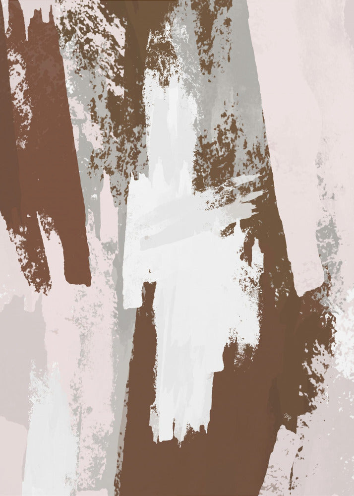 Abstract Brown Paint - Poster / Art Print