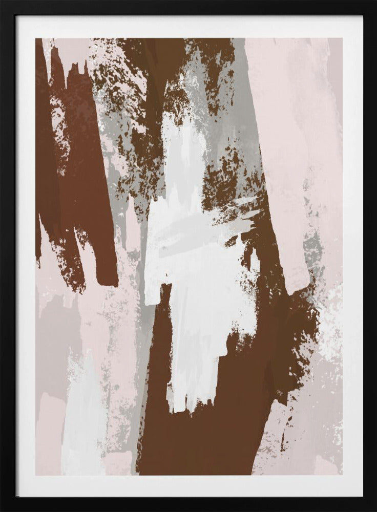 Abstract Brown Paint - Poster / Art Print