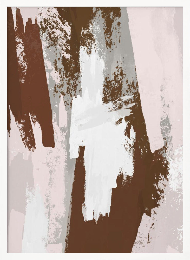 Abstract Brown Paint - Poster / Art Print