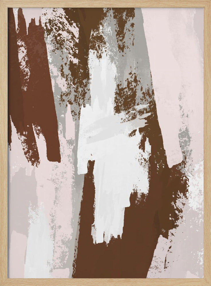 Abstract Brown Paint - Poster / Art Print