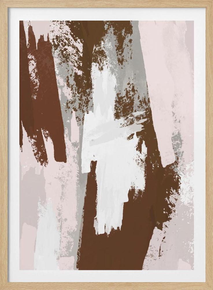 Abstract Brown Paint - Poster / Art Print