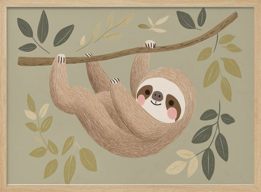 Cuteslothjpg - Poster / Art Print