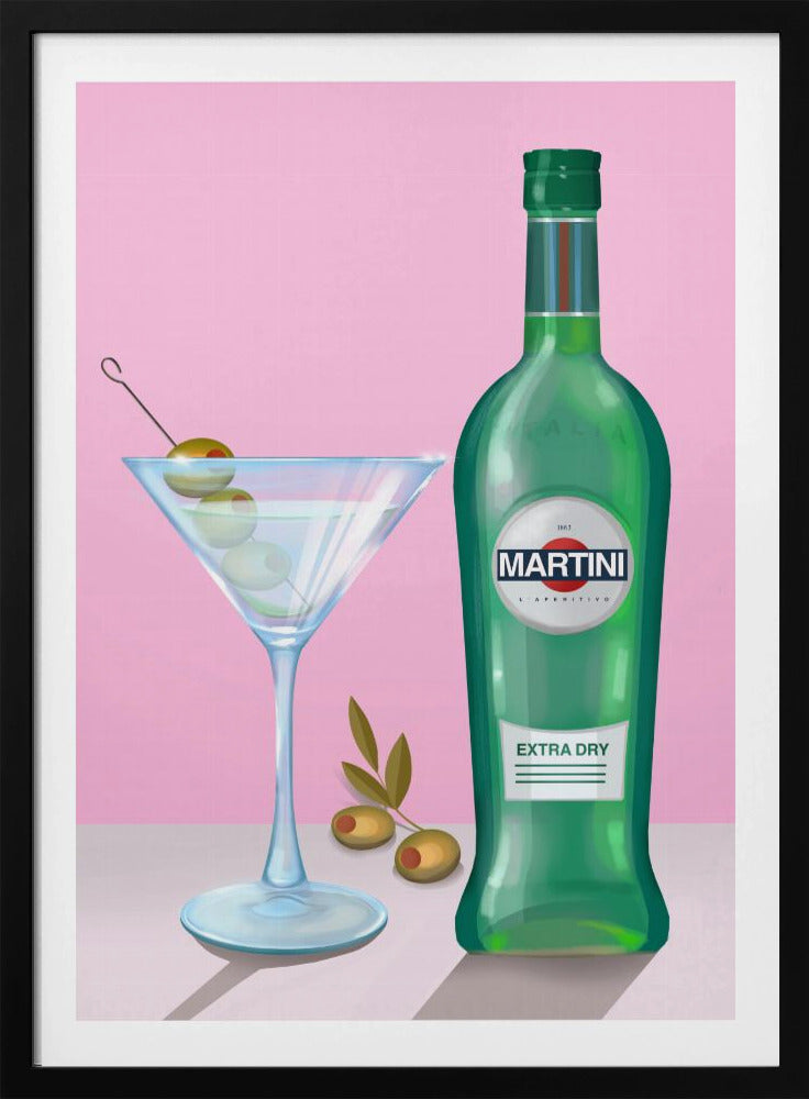 Martini Cocktail - Poster / Art Print