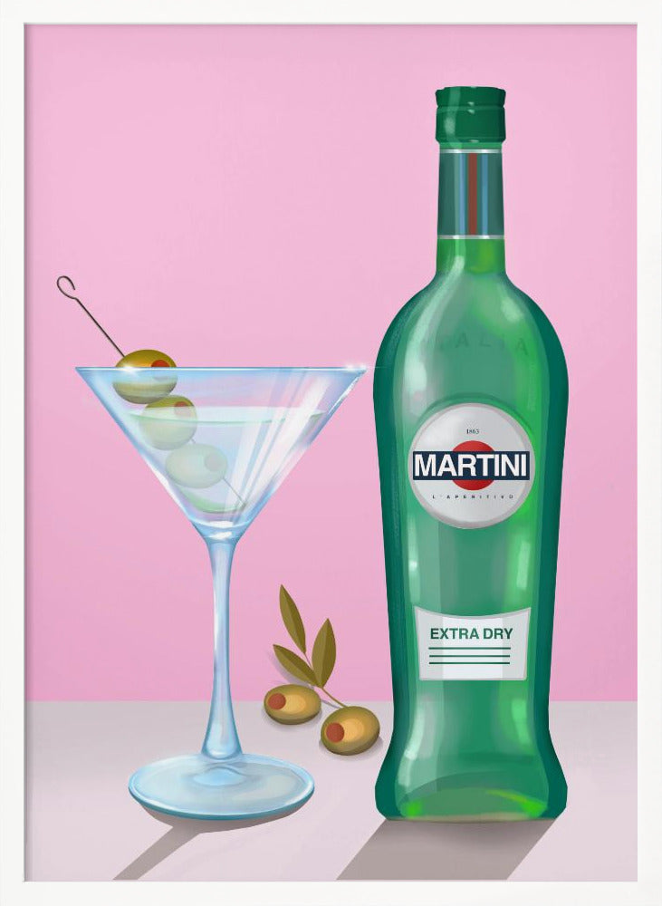 Martini Cocktail - Poster / Art Print