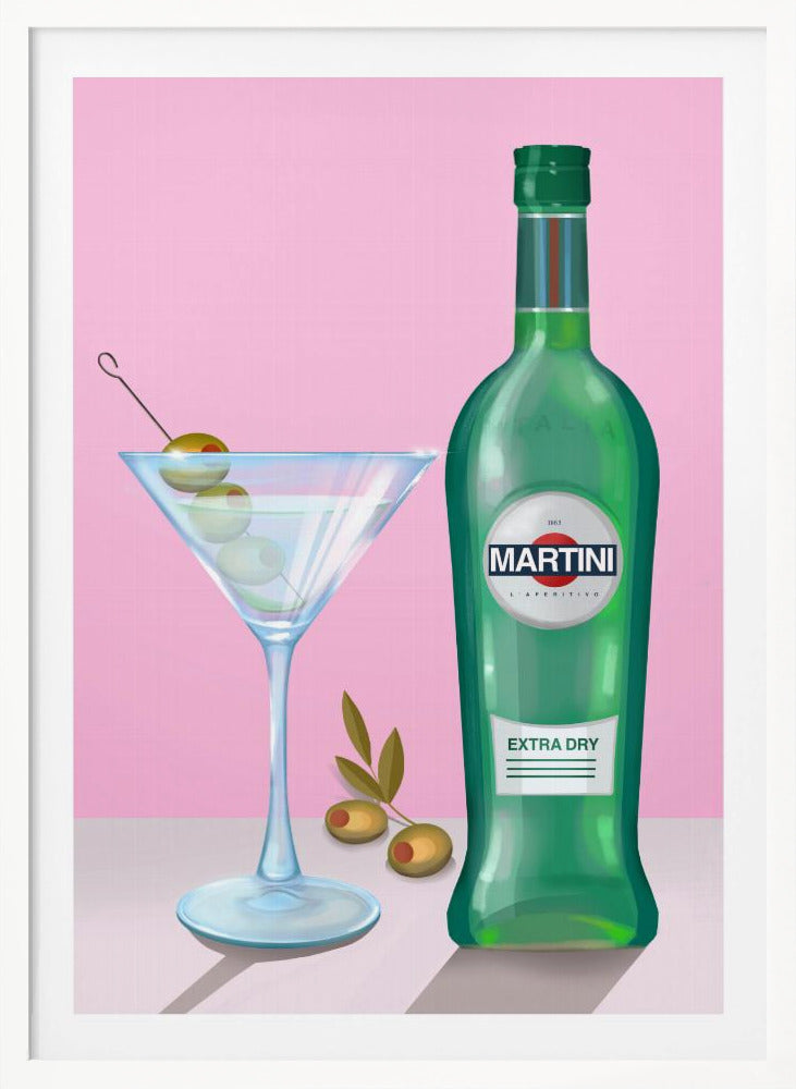 Martini Cocktail - Poster / Art Print