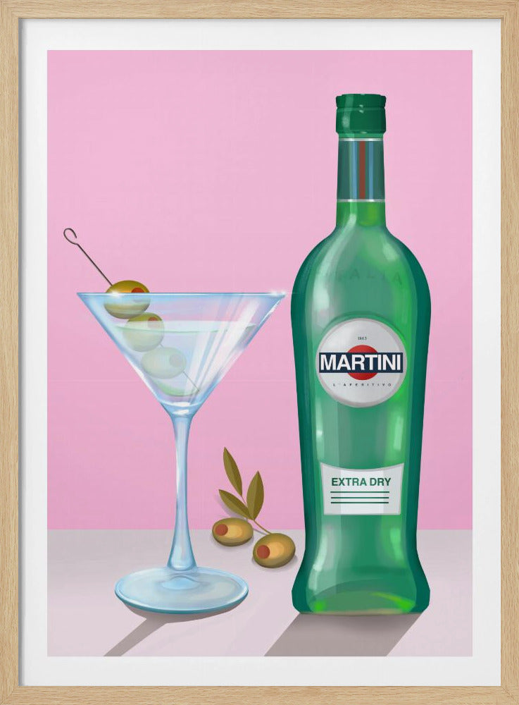 Martini Cocktail - Poster / Art Print