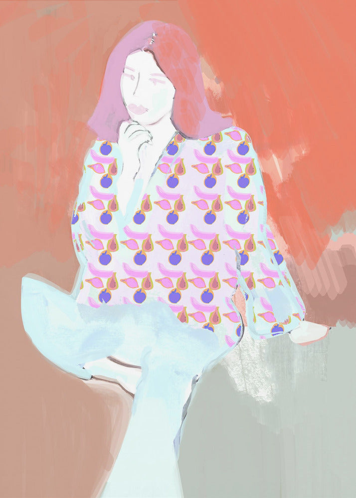 Pyjama Woman 2 - Poster / Art Print