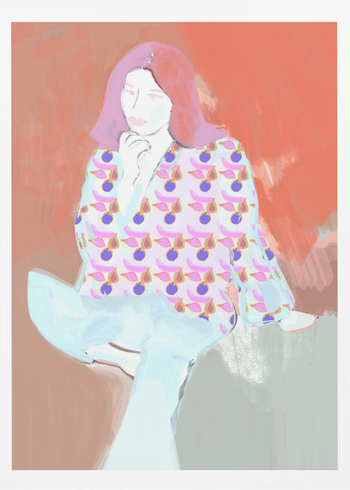 Pyjama Woman 2 - Poster / Art Print