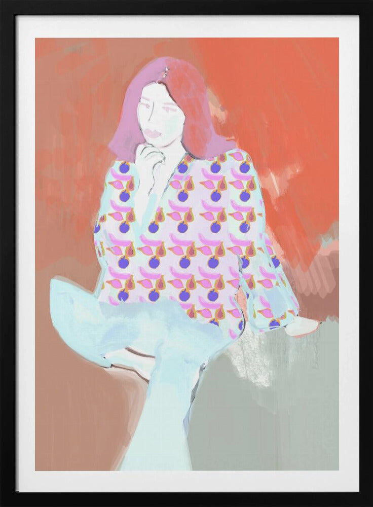 Pyjama Woman 2 - Poster / Art Print