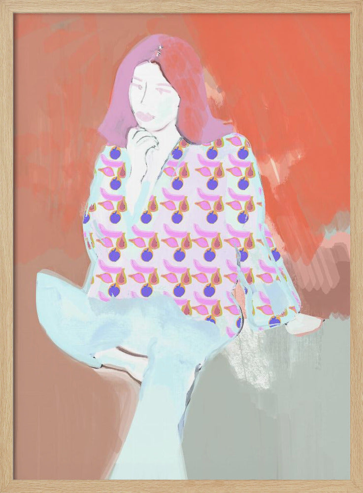 Pyjama Woman 2 - Poster / Art Print