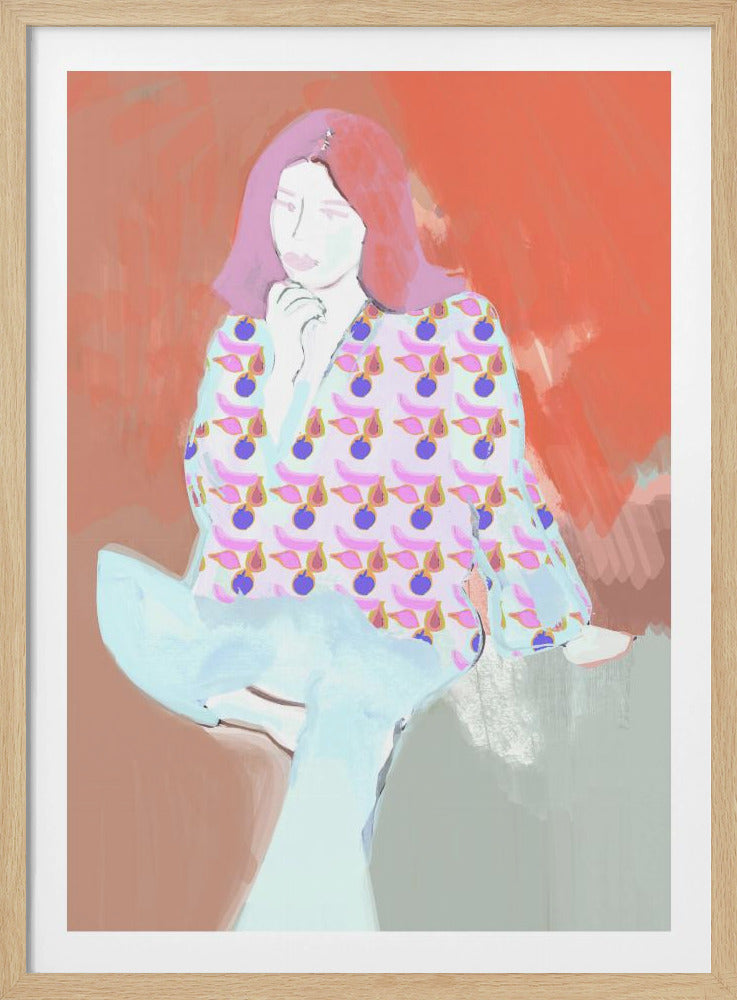 Pyjama Woman 2 - Poster / Art Print
