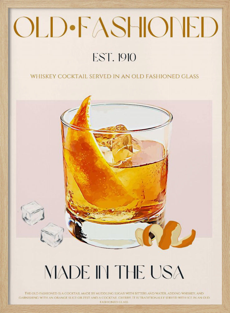 Old fashioned print - Poster / Art Print