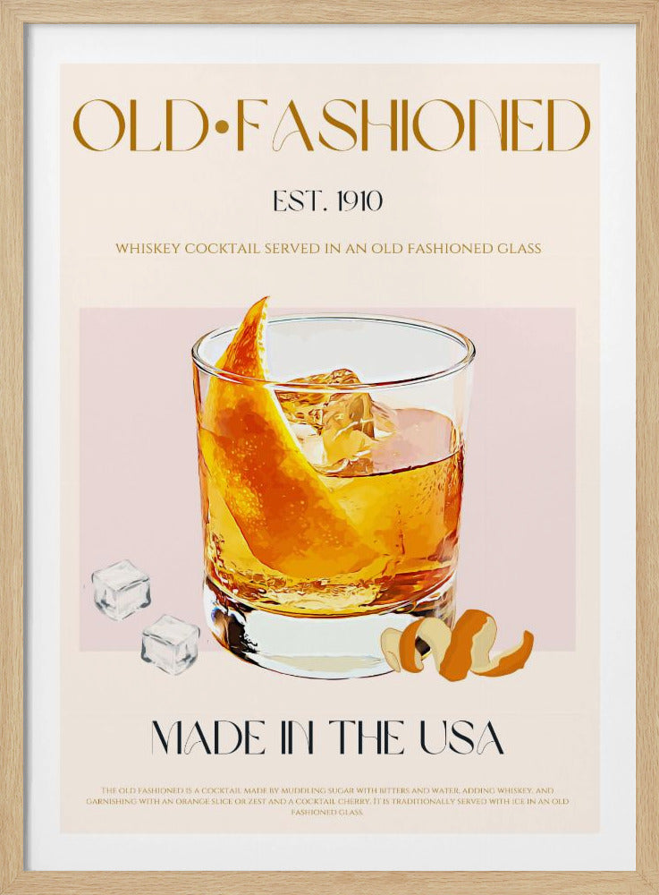 Old fashioned print - Poster / Art Print