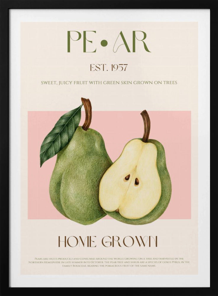 Pear print - Poster / Art Print