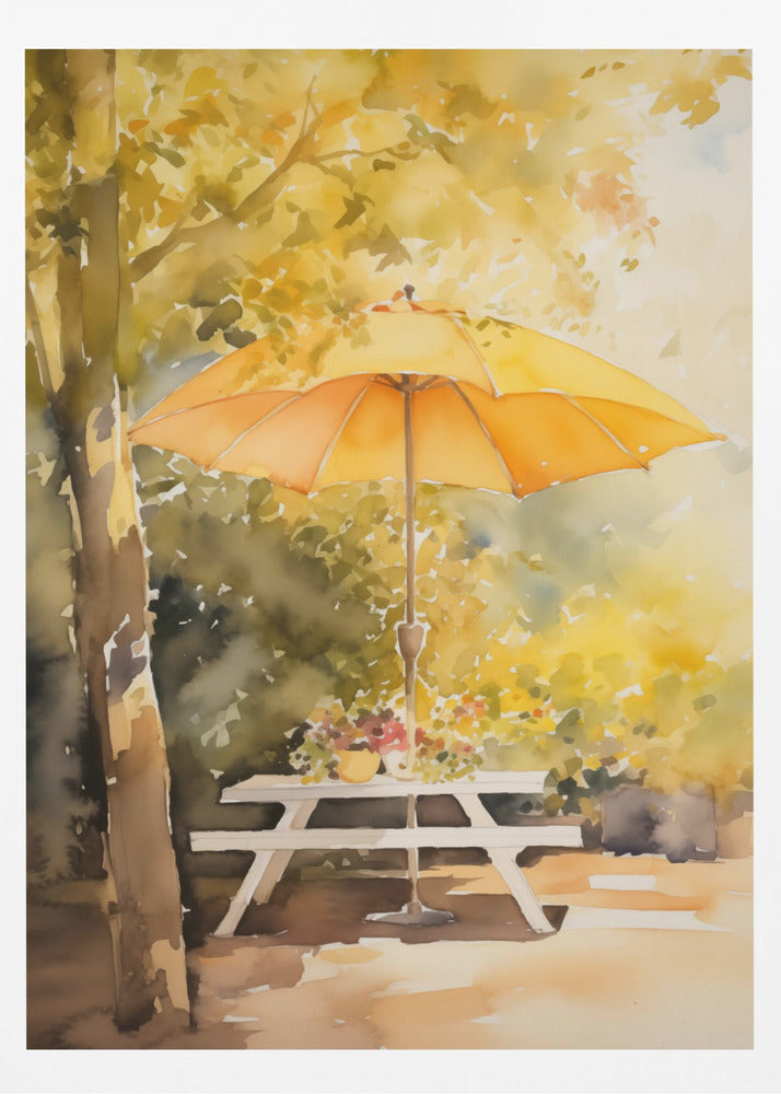 Summer In The Back Garden - Poster / Art Print