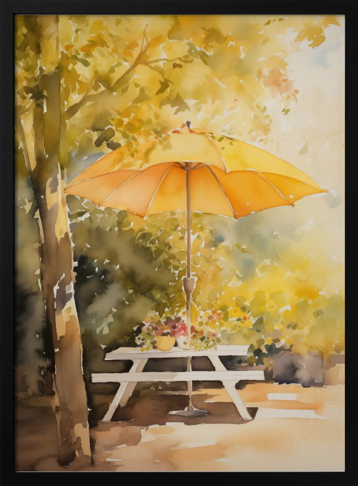 Summer In The Back Garden - Poster / Art Print