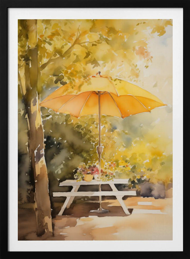 Summer In The Back Garden - Poster / Art Print