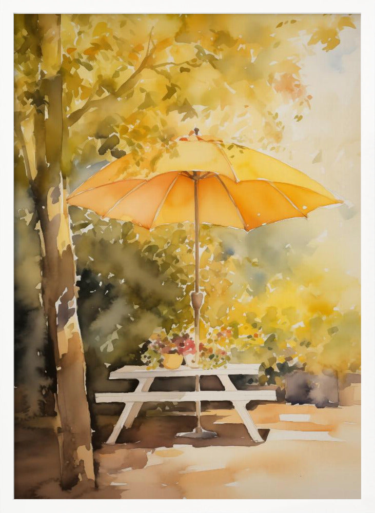 Summer In The Back Garden - Poster / Art Print