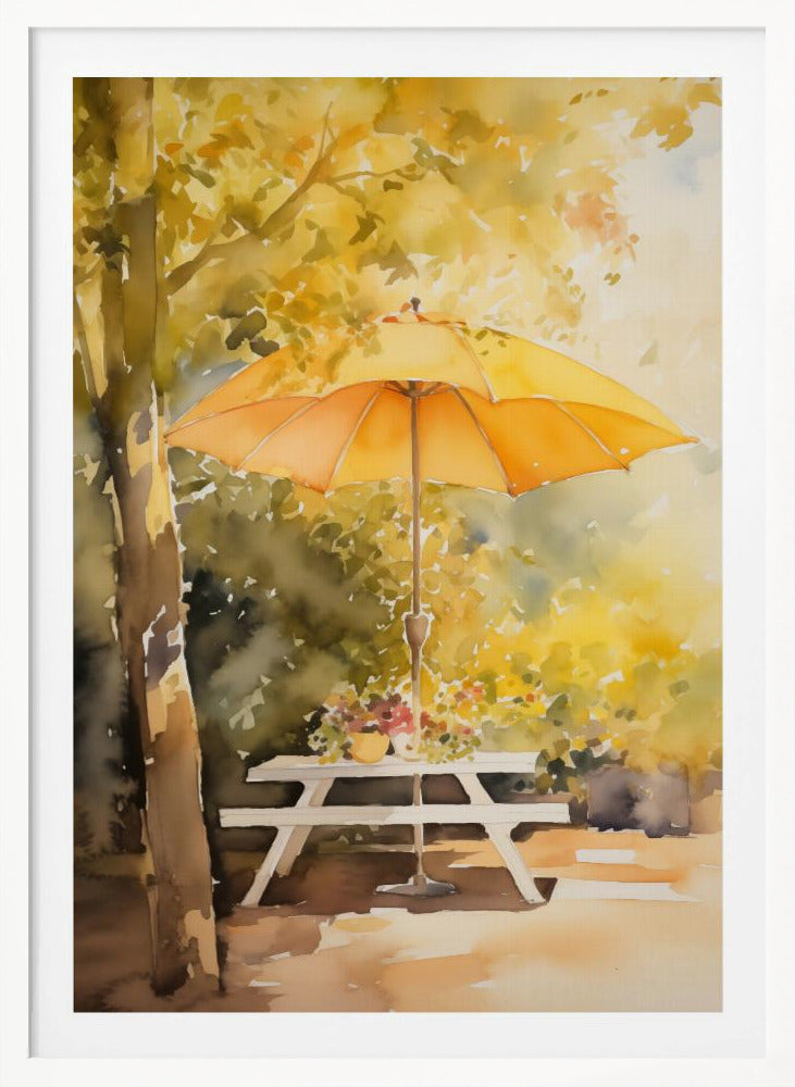 Summer In The Back Garden - Poster / Art Print