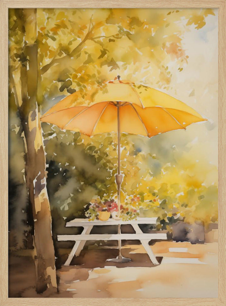 Summer In The Back Garden - Poster / Art Print