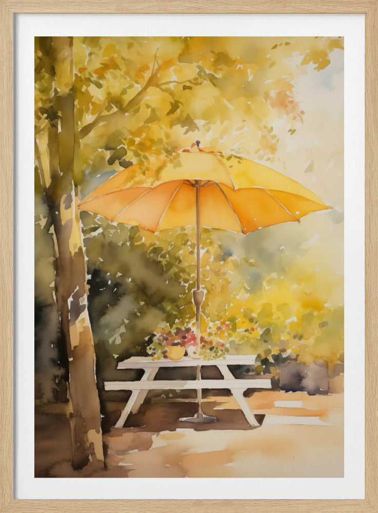 Summer In The Back Garden - Poster / Art Print