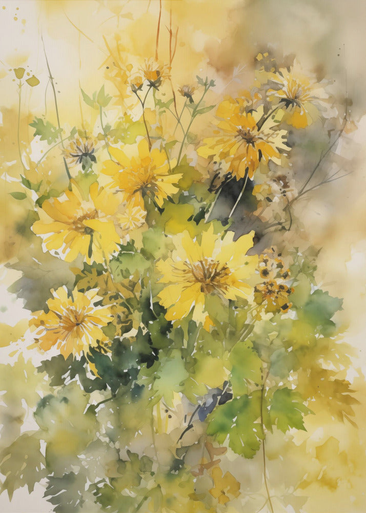 Summer Flowers No 3 - Poster / Art Print