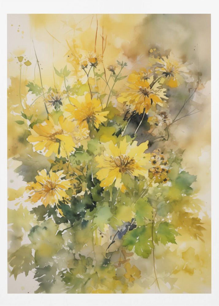 Summer Flowers No 3 - Poster / Art Print