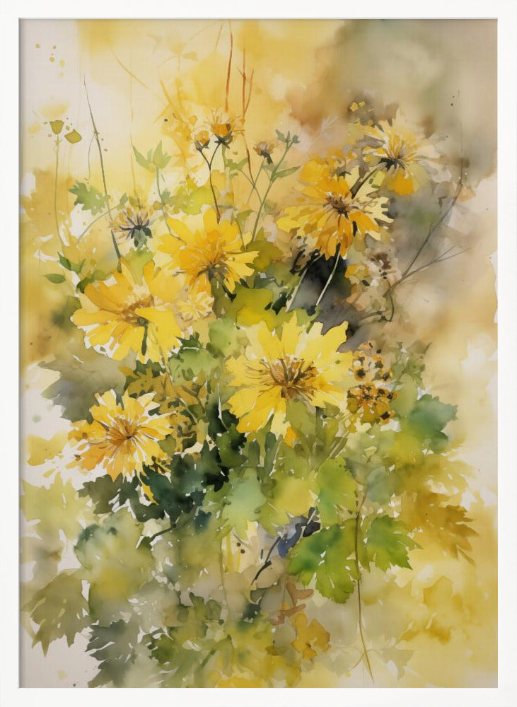 Summer Flowers No 3 - Poster / Art Print