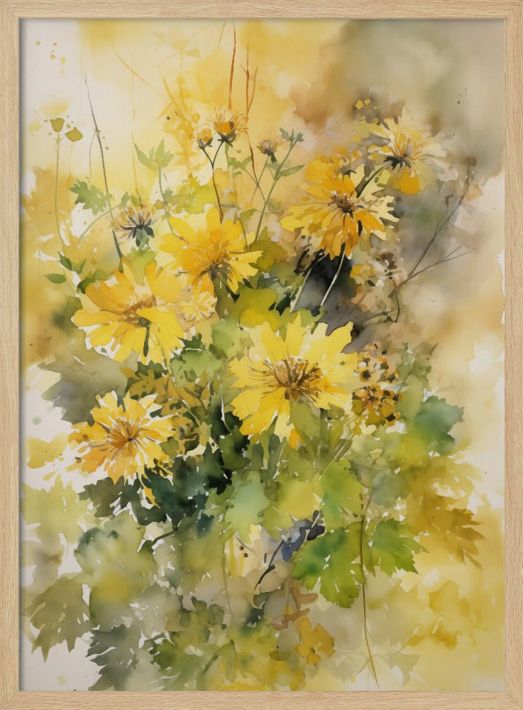 Summer Flowers No 3 - Poster / Art Print