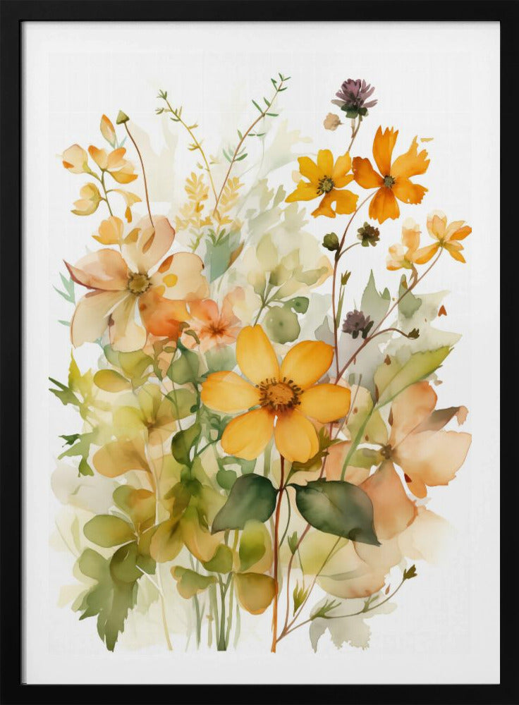 Summer Flowers No 4 - Poster / Art Print